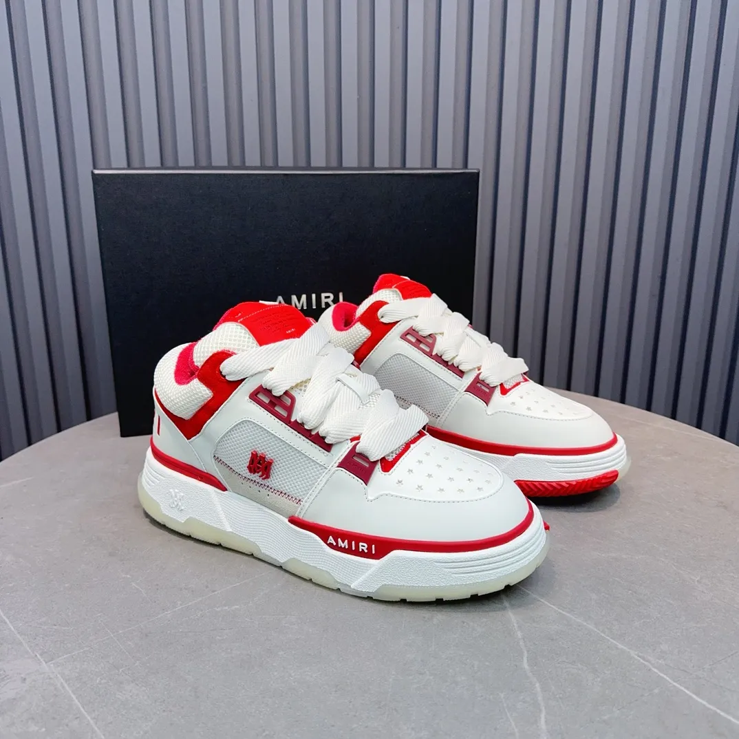Men's shoes 💰660💰 AMIRI AMIRI trendy brand hot sale 🔥 Available all year round, couples 💑 Official website synchronization Imported fabrics 1⃣️ vs 1⃣️ replica, original factory special original sole, 35-45 (45. non-refundable)